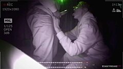 Teen couple's hidden cam captures public train blowjob