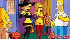 Halloween sex with the simptoons: A group adventure